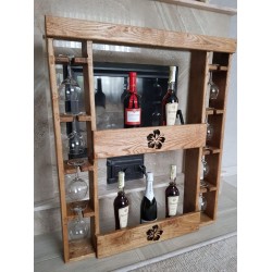 Vinoteca mica din lemn A-4